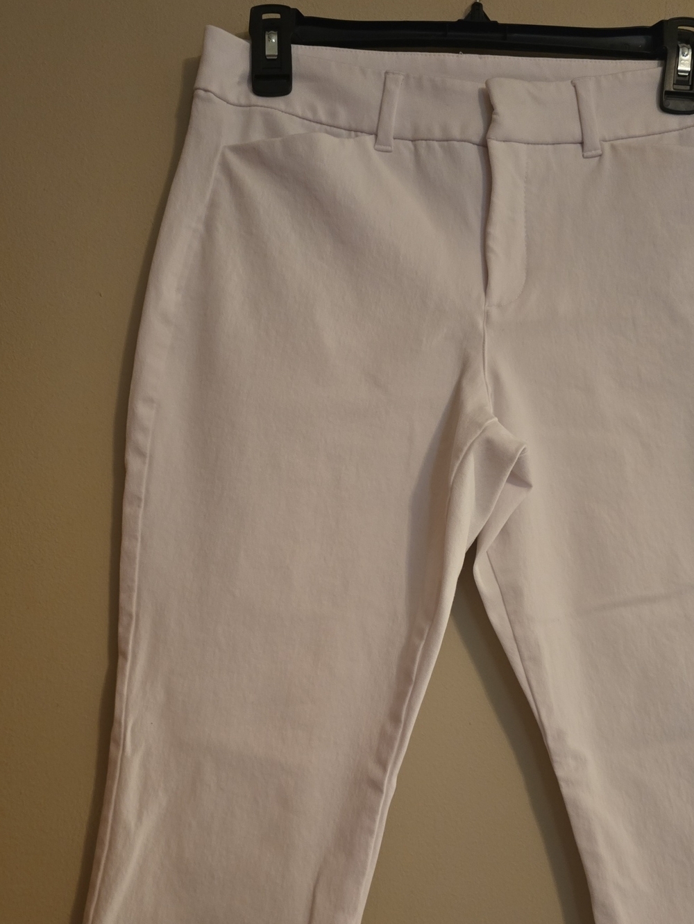 New Old Navy Women's 4 Petite High-rise Pixie Skinny White Crop Pants - Picture 2 of 8